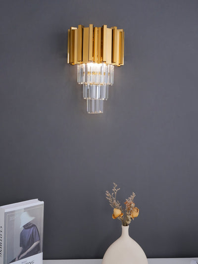 Vevyniel Postmodern Luxury Empire Crystal Wall Lamp