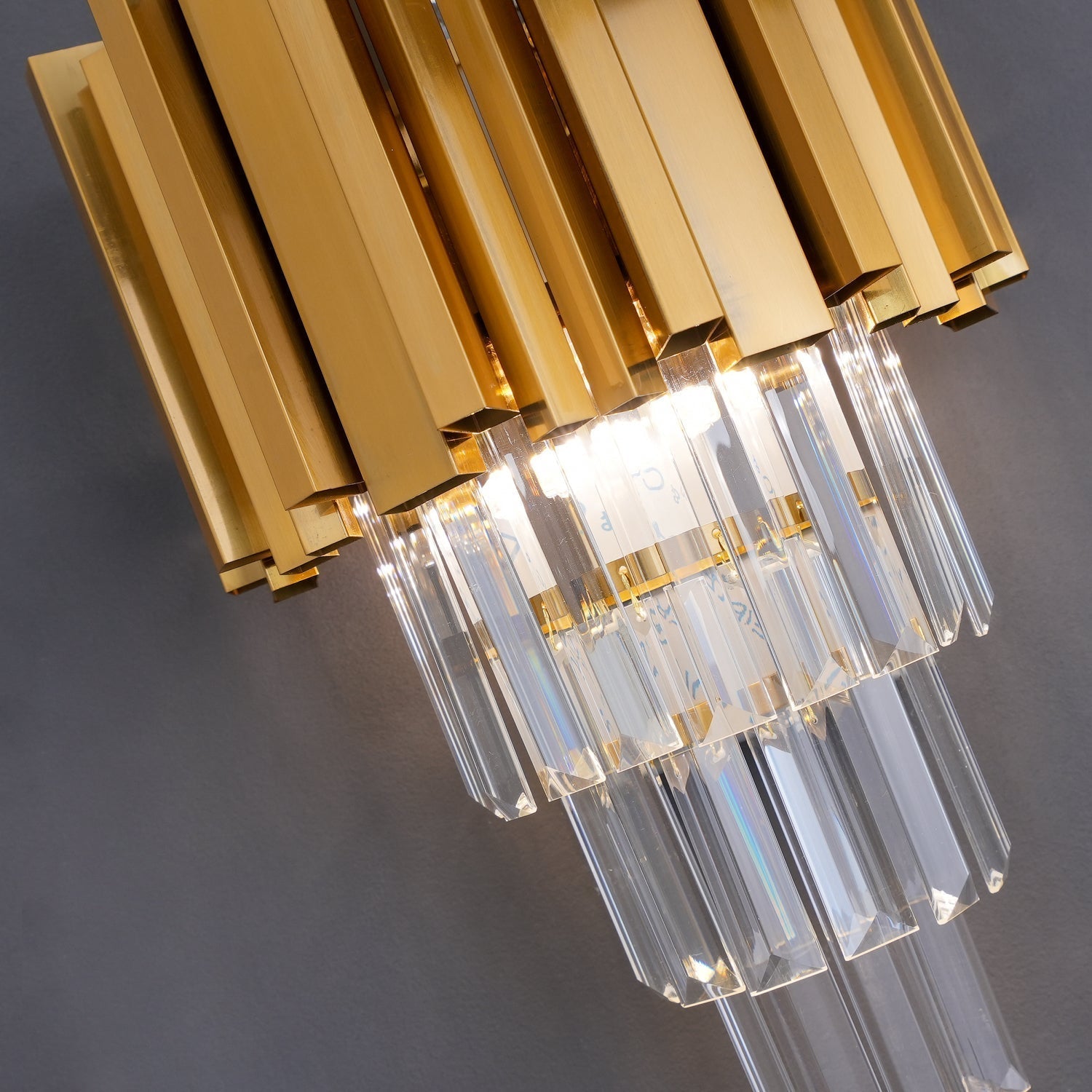 Vevyniel Postmodern Luxury Empire Crystal Wall Lamp