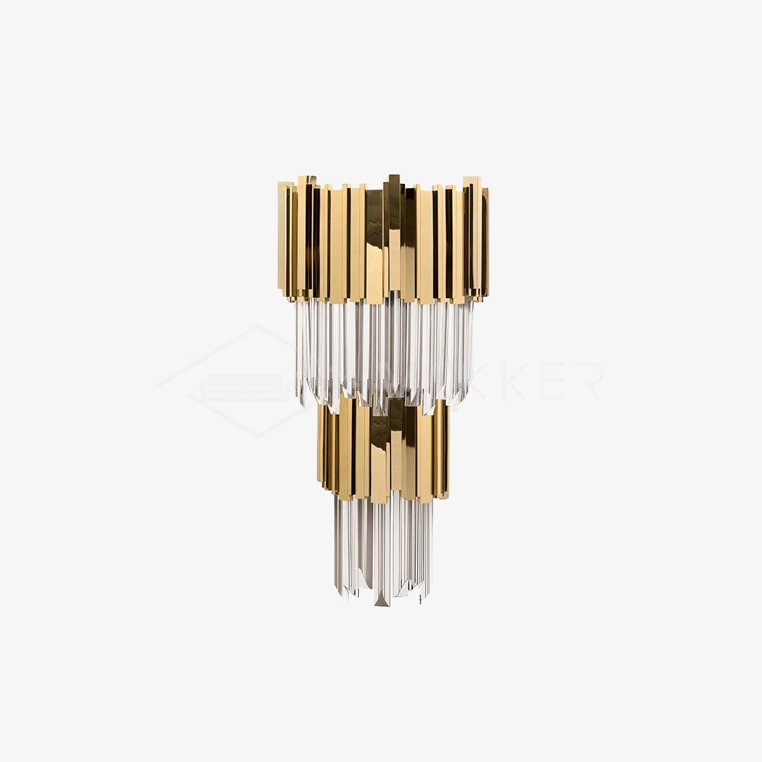 Vevyniel Postmodern Luxury Empire Crystal Wall Lamp