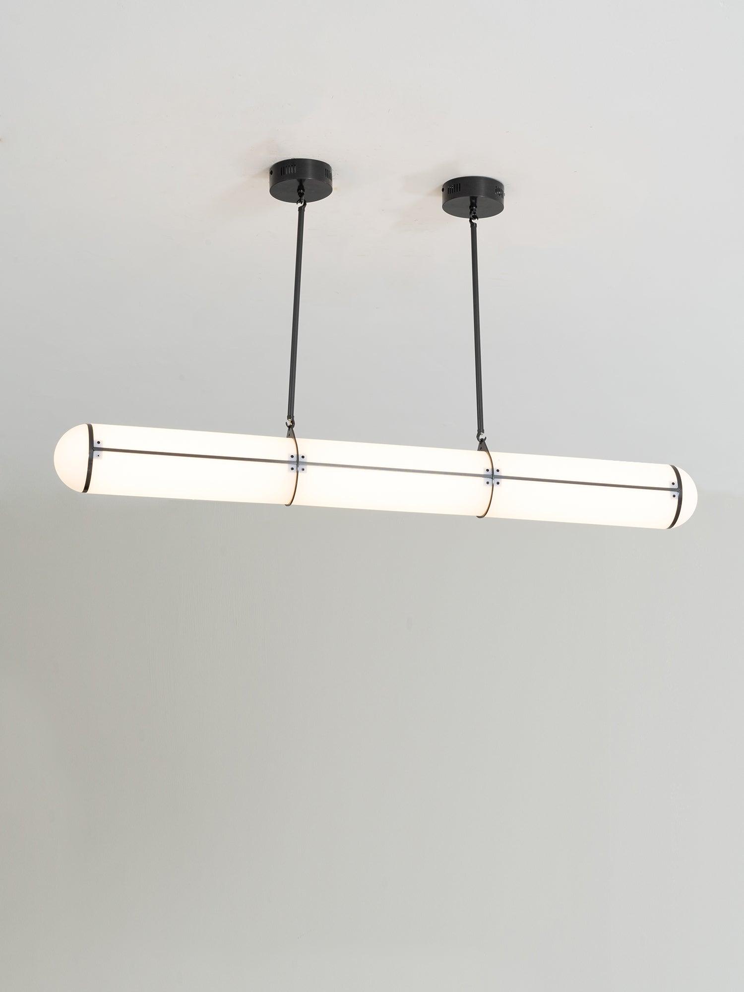 Rivenette Pendant Light Cylindrical Endless Dining