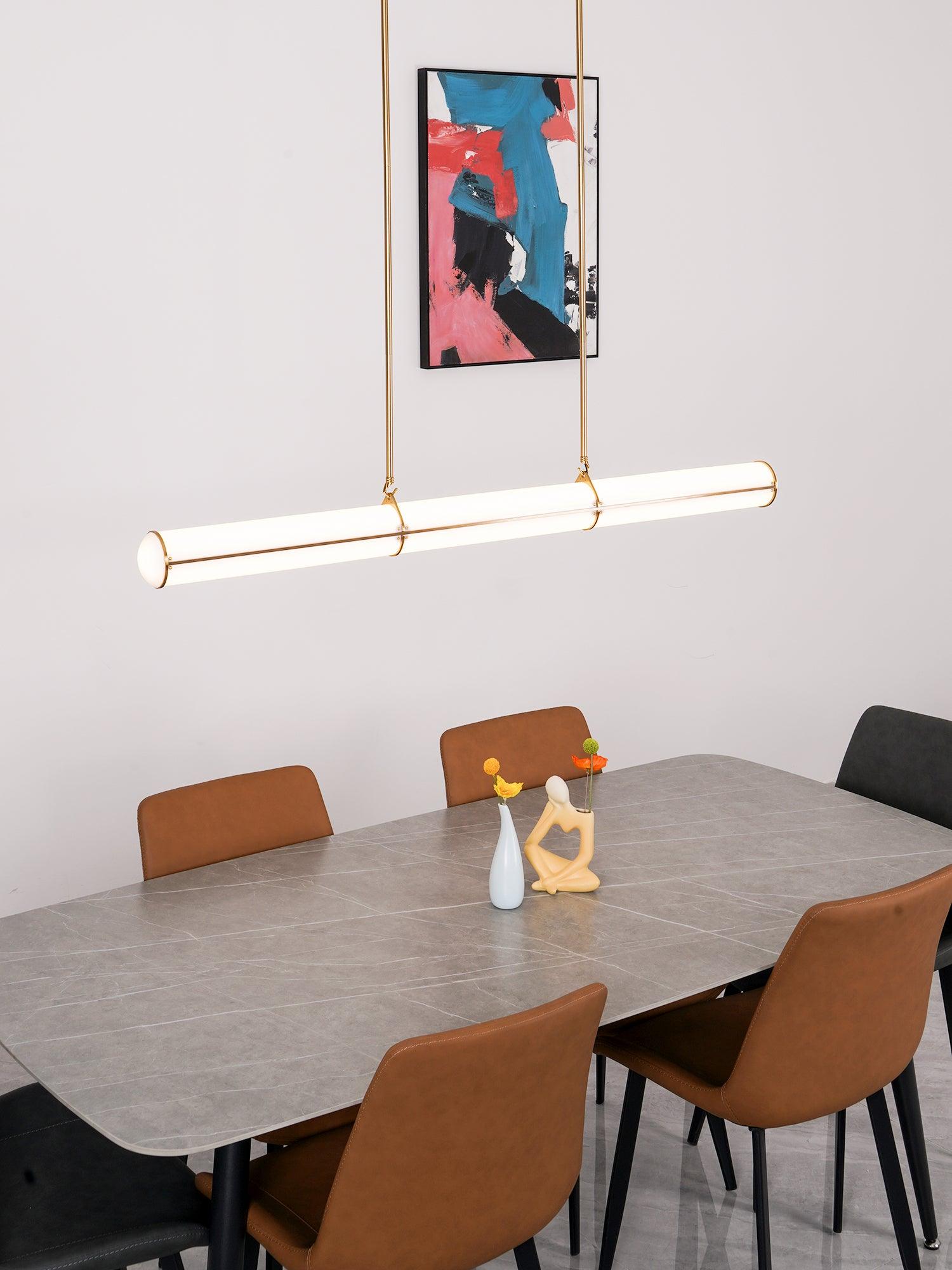 Rivenette Pendant Light Cylindrical Endless Dining