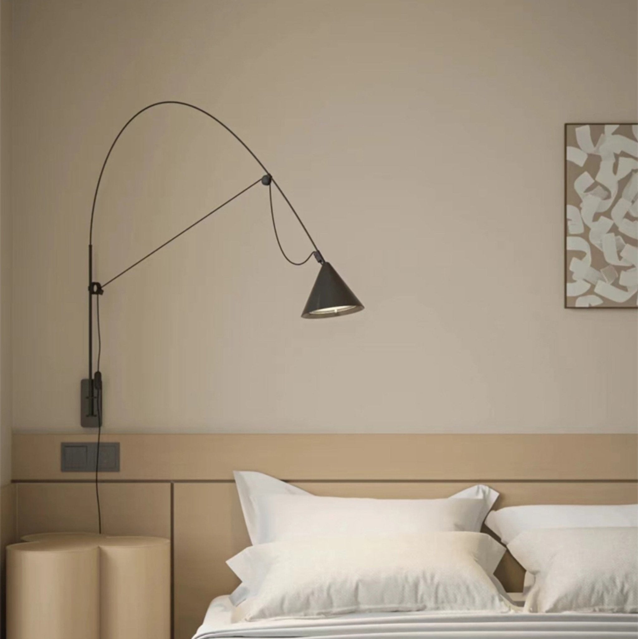 Noraette Wall Lamp Arc Cone Minimalist