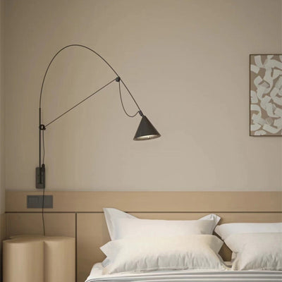 Noraette Wall Lamp Arc Cone Minimalist