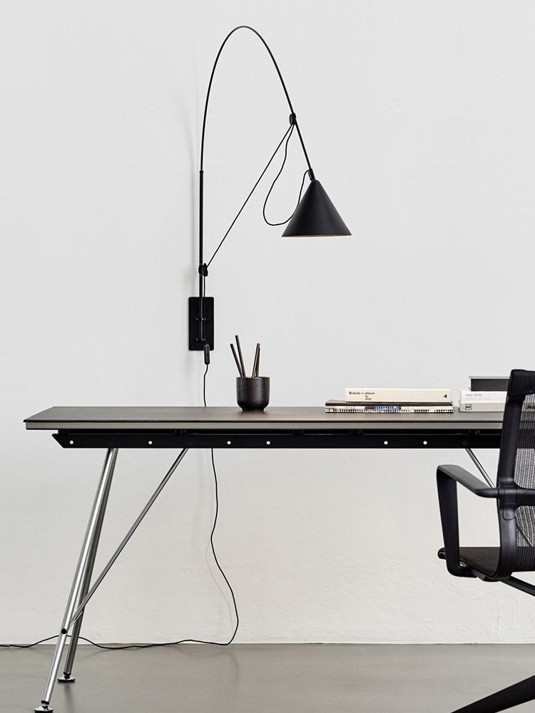 Noraette Wall Lamp Arc Cone Minimalist