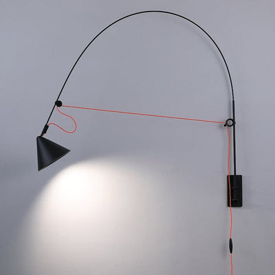 Noraette Wall Lamp Arc Cone Minimalist