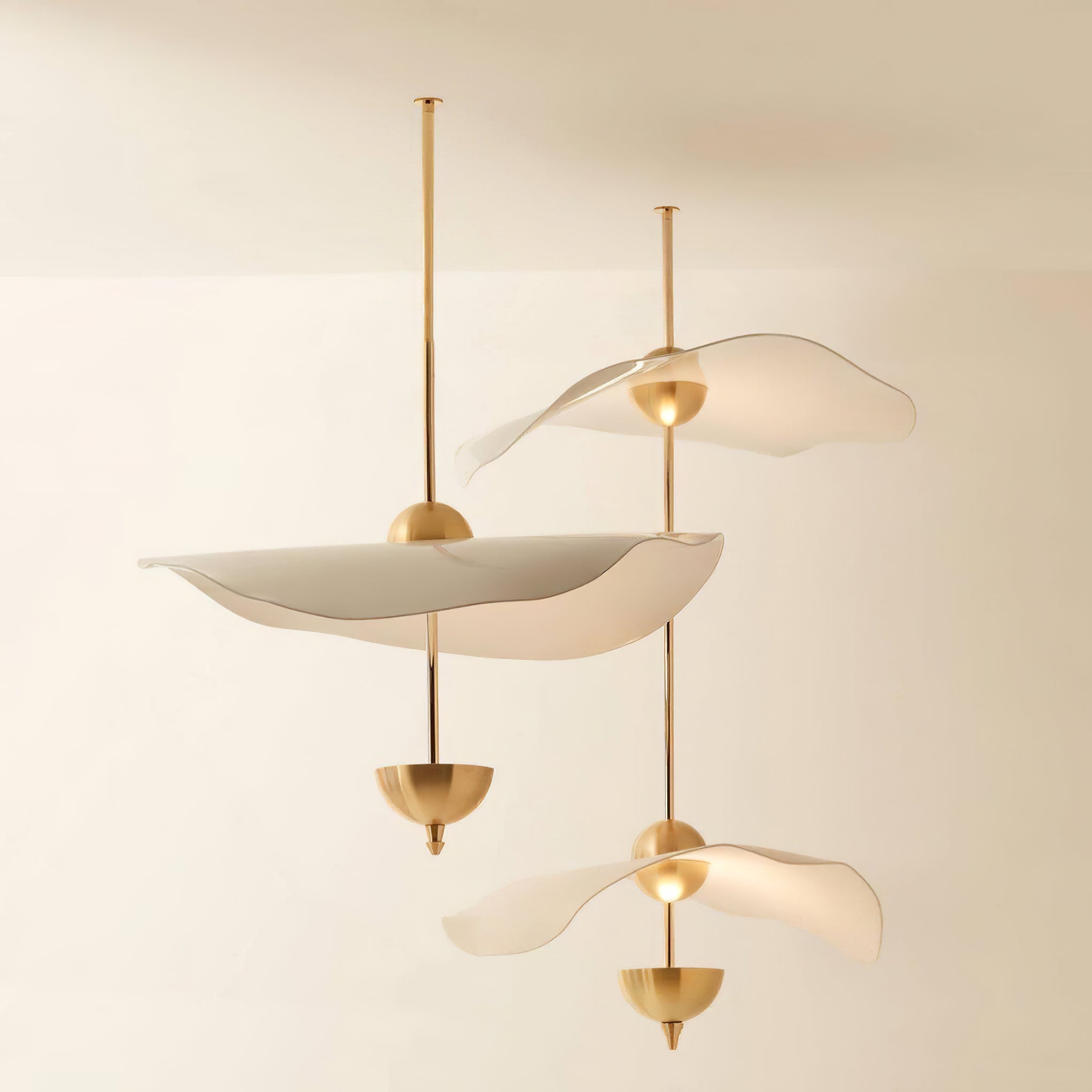 Lioraise Pendant Light Double Biscuit for Living Room