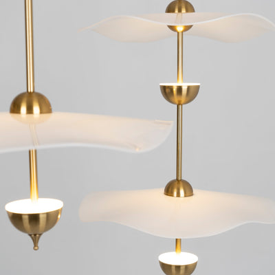 Lioraise Pendant Light Double Biscuit for Living Room