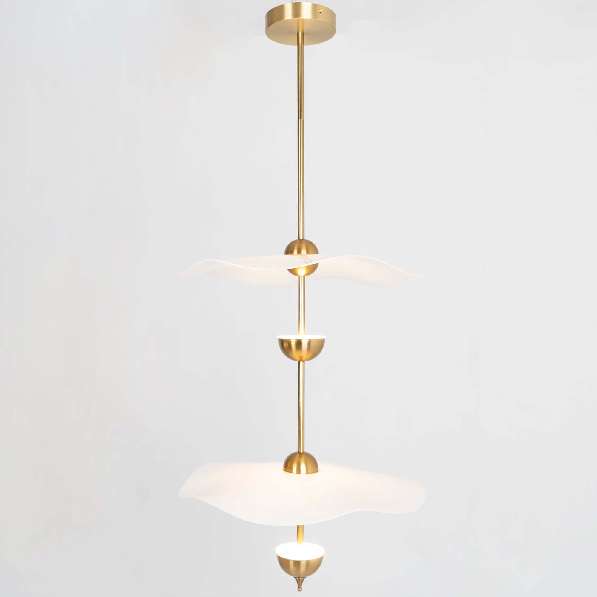 Lioraise Pendant Light Double Biscuit for Living Room