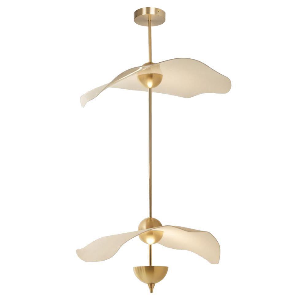 Lioraise Pendant Light Double Biscuit for Living Room