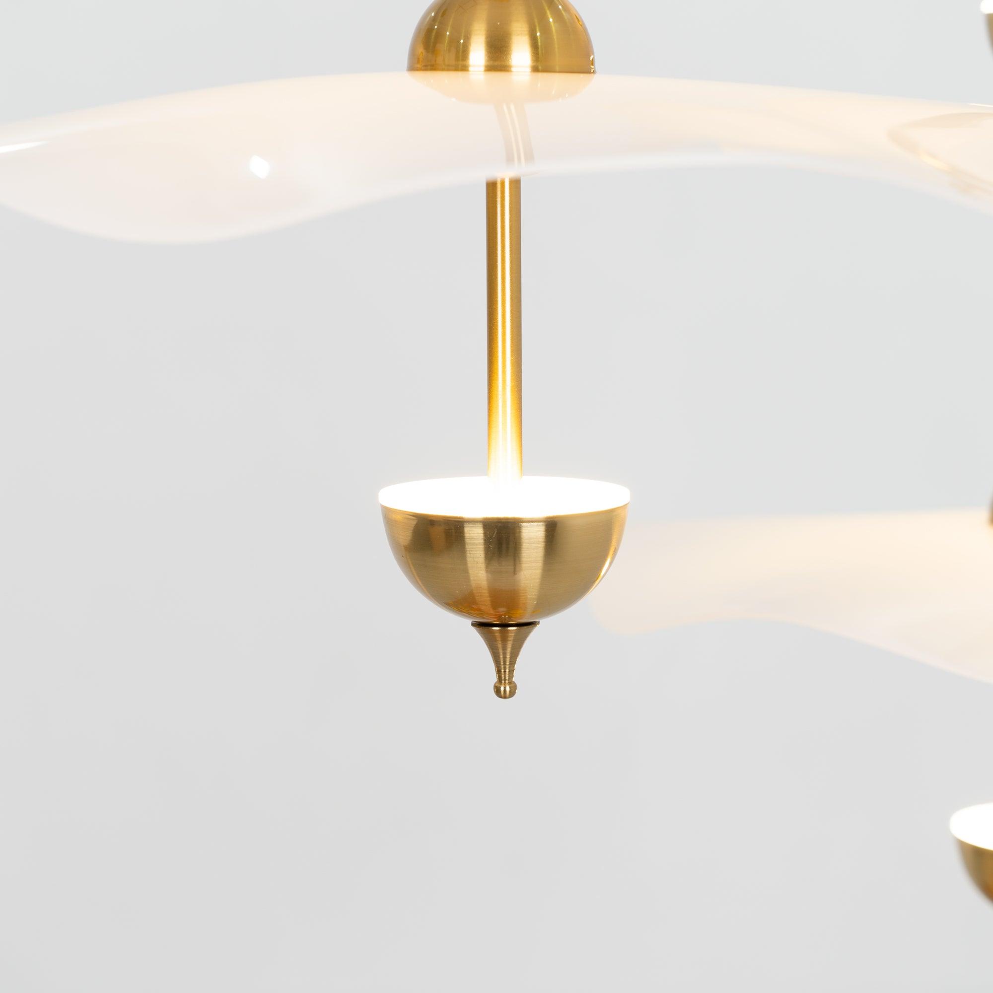 Lioraise Pendant Light Double Biscuit for Living Room