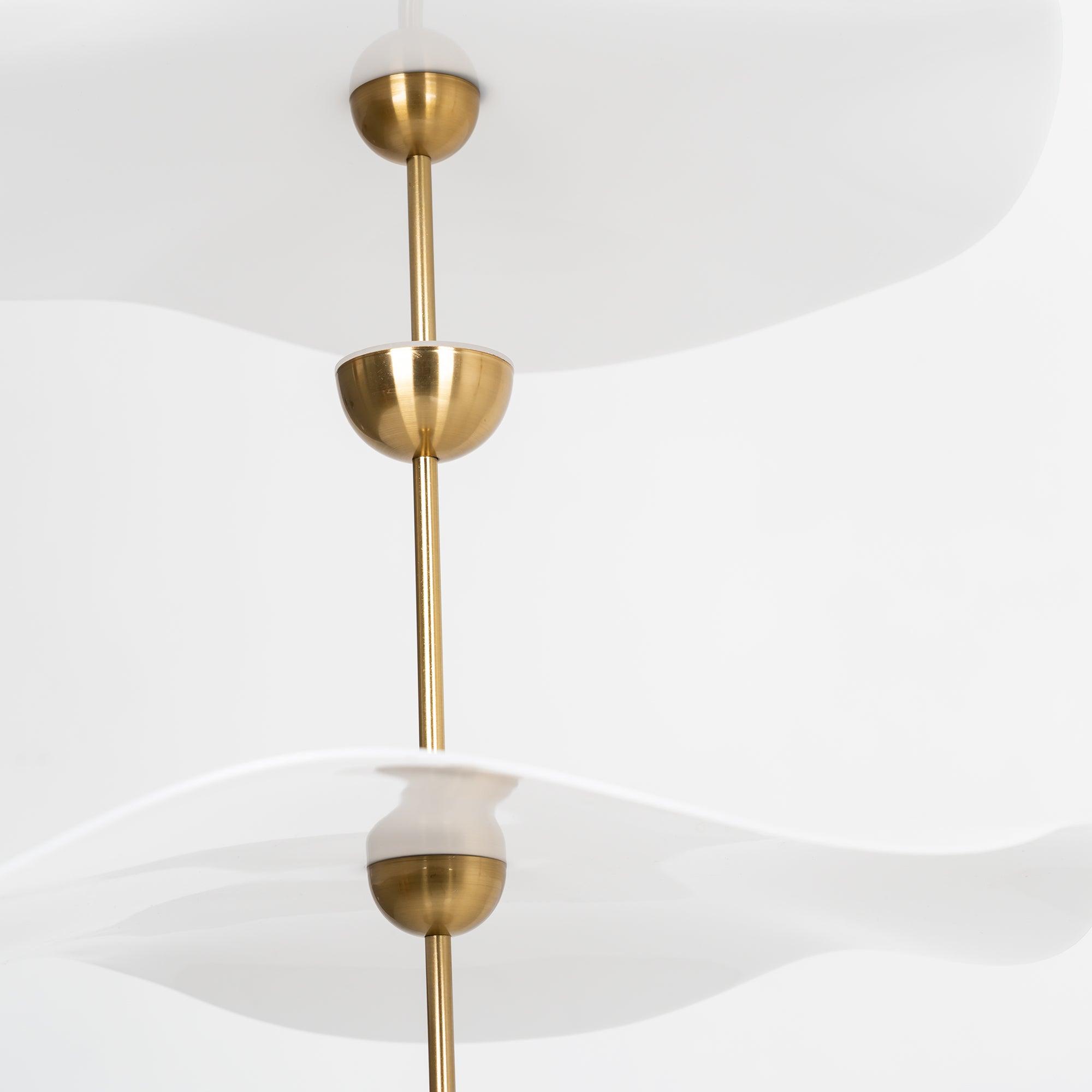 Lioraise Pendant Light Double Biscuit for Living Room