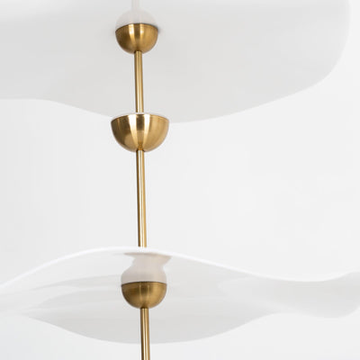 Lioraise Pendant Light Double Biscuit for Living Room