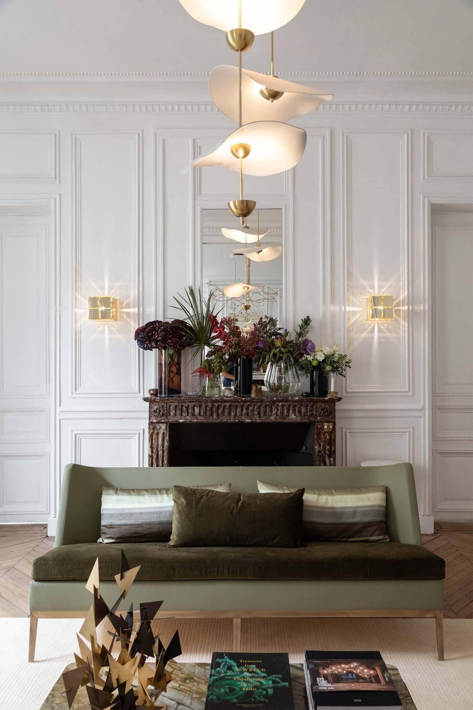Lioraise Pendant Light Double Biscuit for Living Room