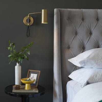 Merton Steel Industrial Wall Lamp