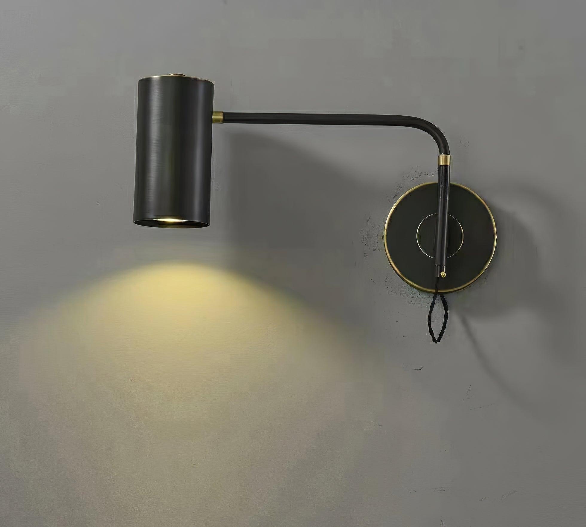 Merton Steel Industrial Wall Lamp