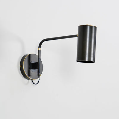 Merton Steel Industrial Wall Lamp
