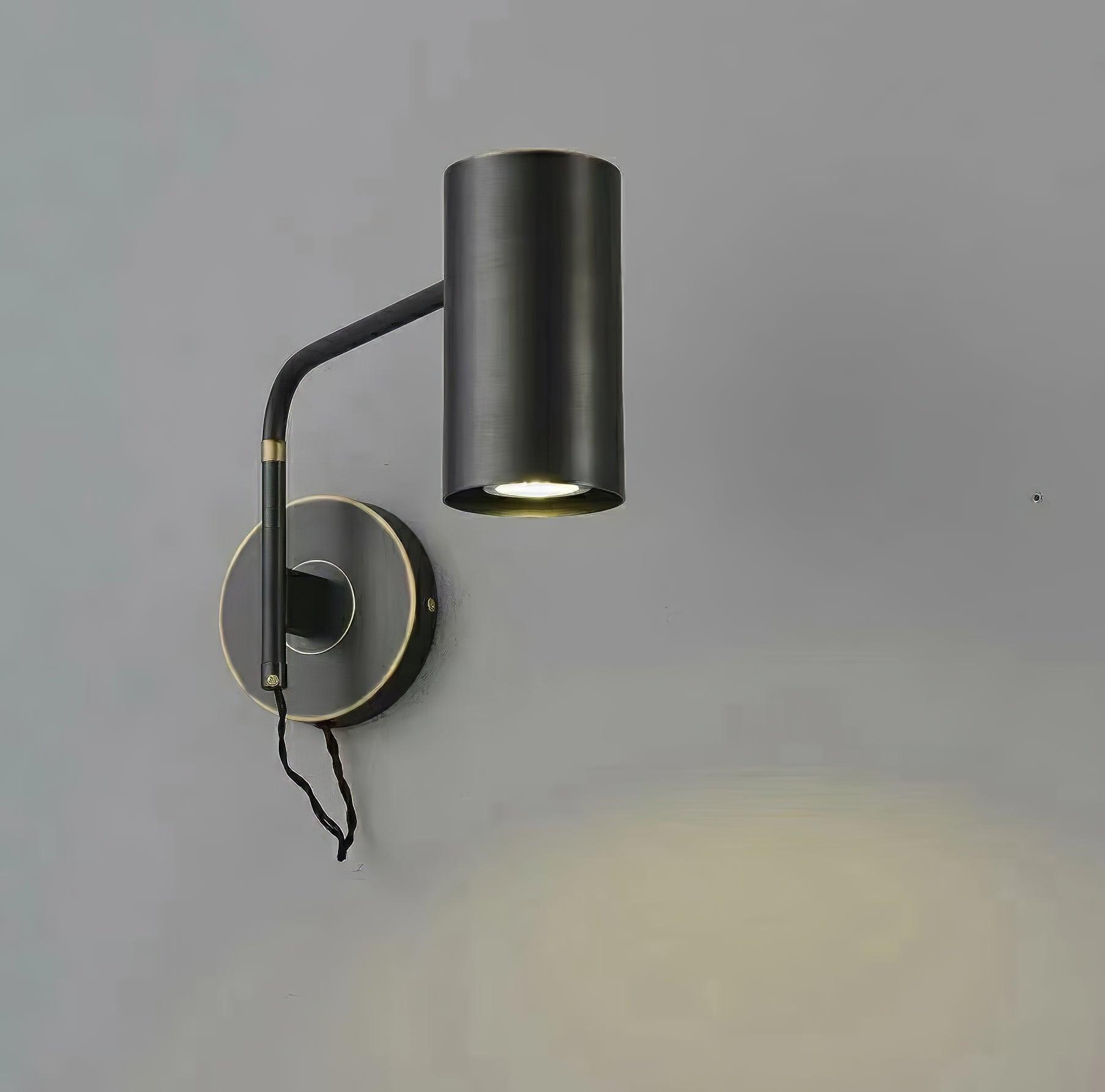 Merton Steel Industrial Wall Lamp