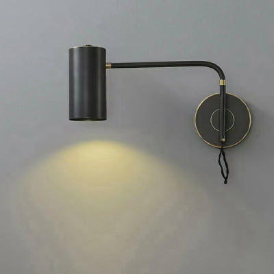 Merton Steel Industrial Wall Lamp