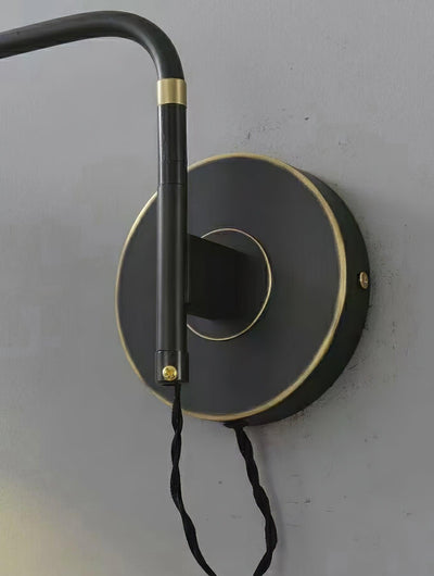 Merton Steel Industrial Wall Lamp