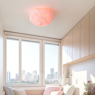 Zalore Premium Nordic Art Feathered Ceiling Lamp
