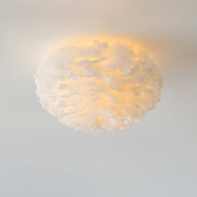 Zalore Premium Nordic Art Feathered Ceiling Lamp