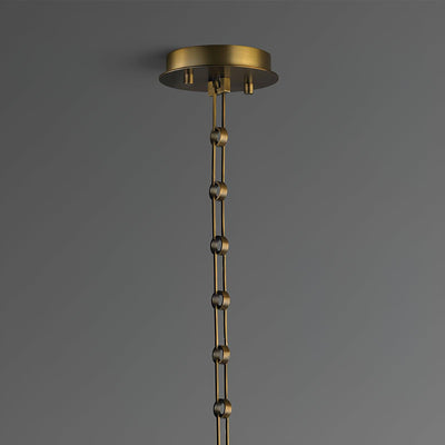 Zovin Brass & Crystal Glam Pendant Light