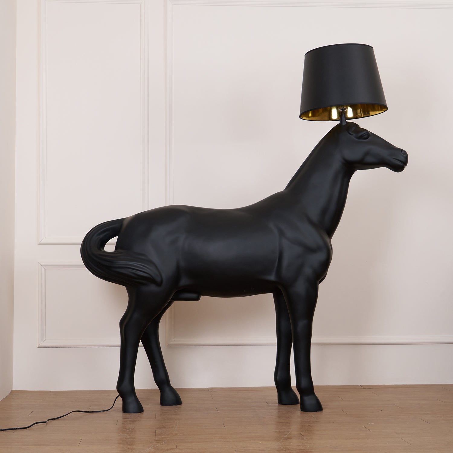 Miron Plastic Fabric Floor Lamp