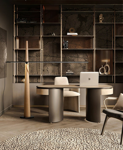 Ovelila Minimalist Wood Floor Lamp