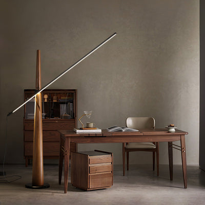 Ovelila Minimalist Wood Floor Lamp