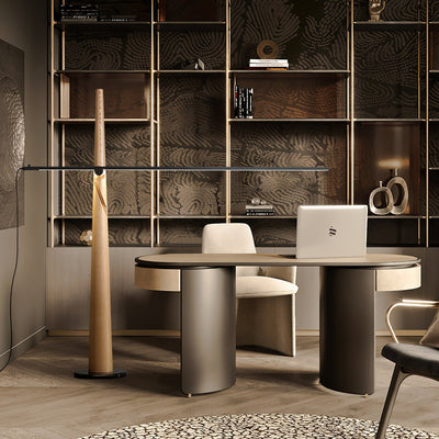 Ovelila Minimalist Wood Floor Lamp