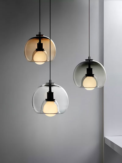 Neritha Glass Contemporary Pendant Light - Neutral Decor