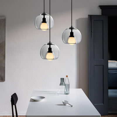 Neritha Glass Contemporary Pendant Light - Neutral Decor
