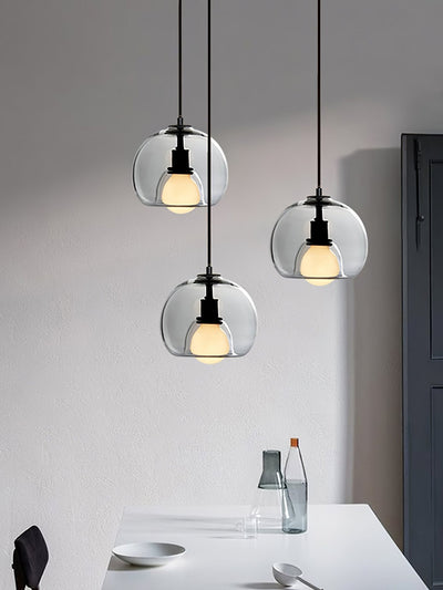 Neritha Glass Contemporary Pendant Light - Neutral Decor