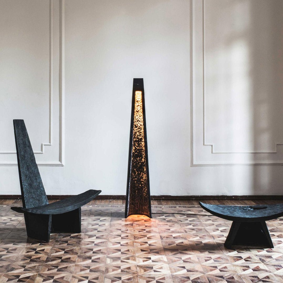 Lave Marble Floor Lamp