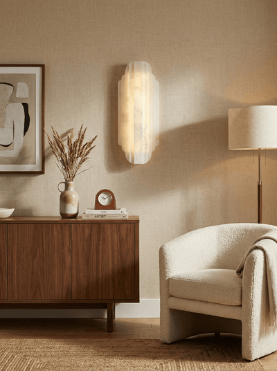 Havencrest Alabaster Indoor Wall Light