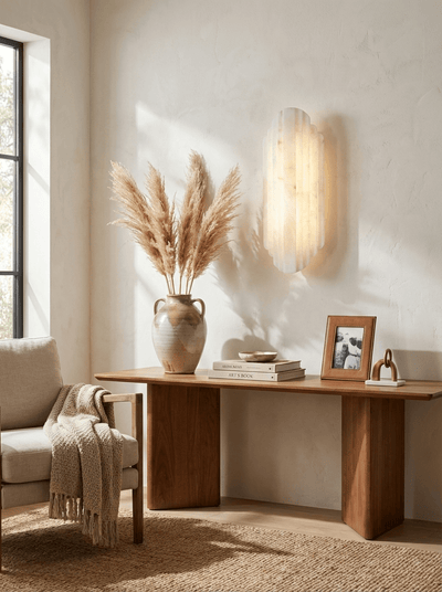 Havencrest Alabaster Indoor Wall Light