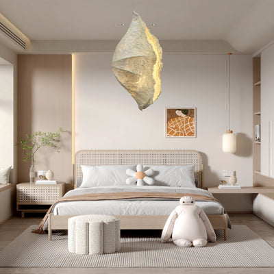 Altalis Artisanal Paper Pulp Pendant Light