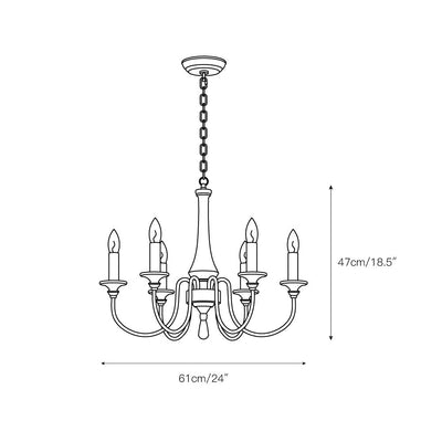 Barnwood Chandelier