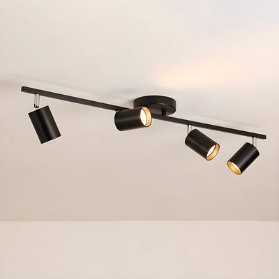Quadra Aluminum Contemporary Ceiling Light