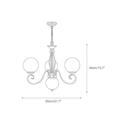 Clairford Glass Chandelier