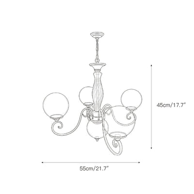 Clairford Glass Chandelier