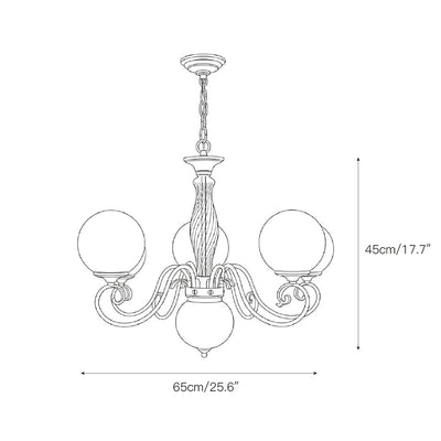 Clairford Glass Chandelier