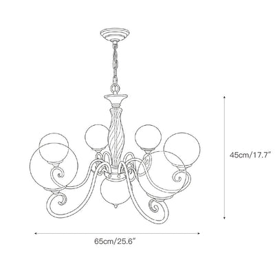 Clairford Glass Chandelier