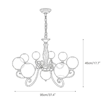 Clairford Glass Chandelier