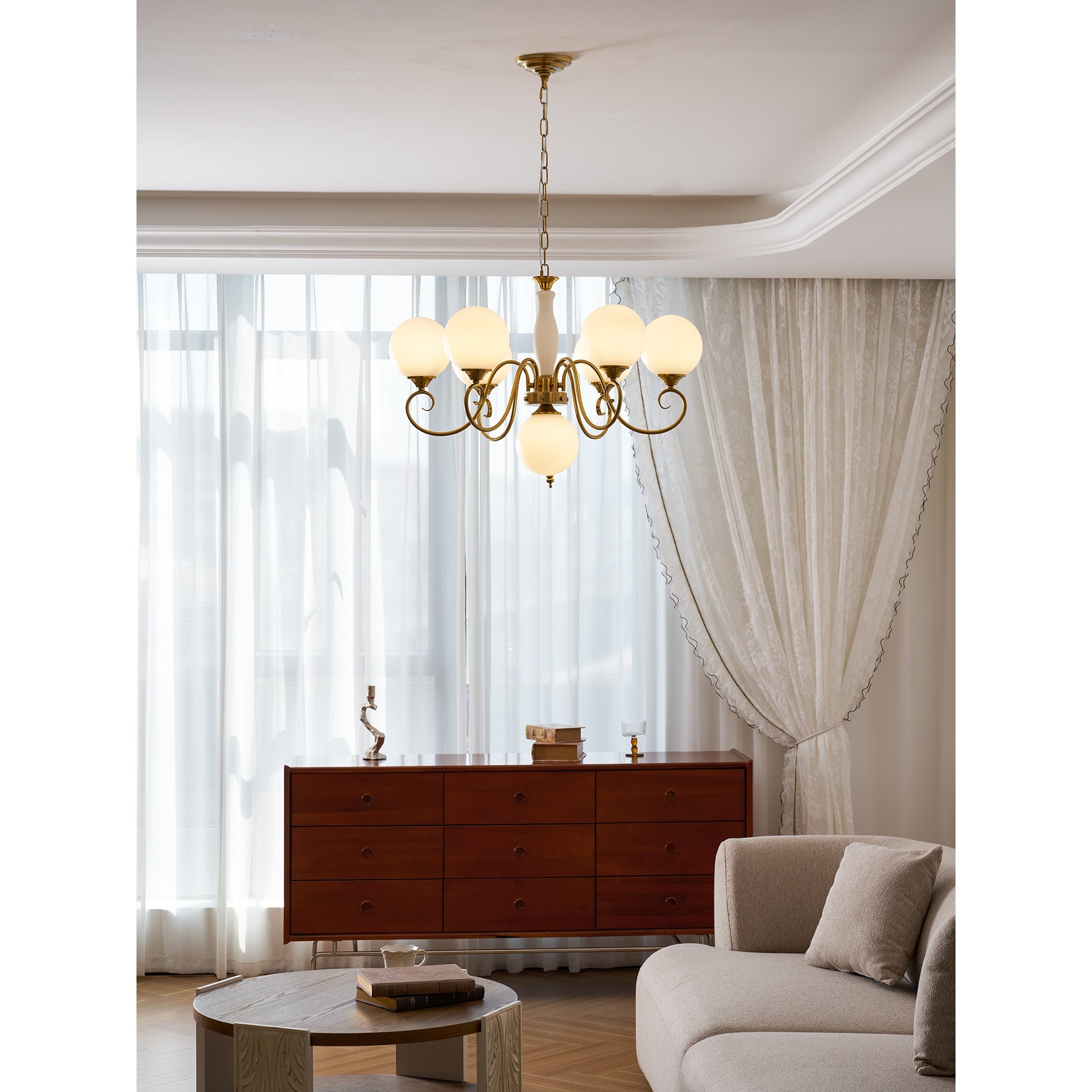 Clairford Glass Chandelier