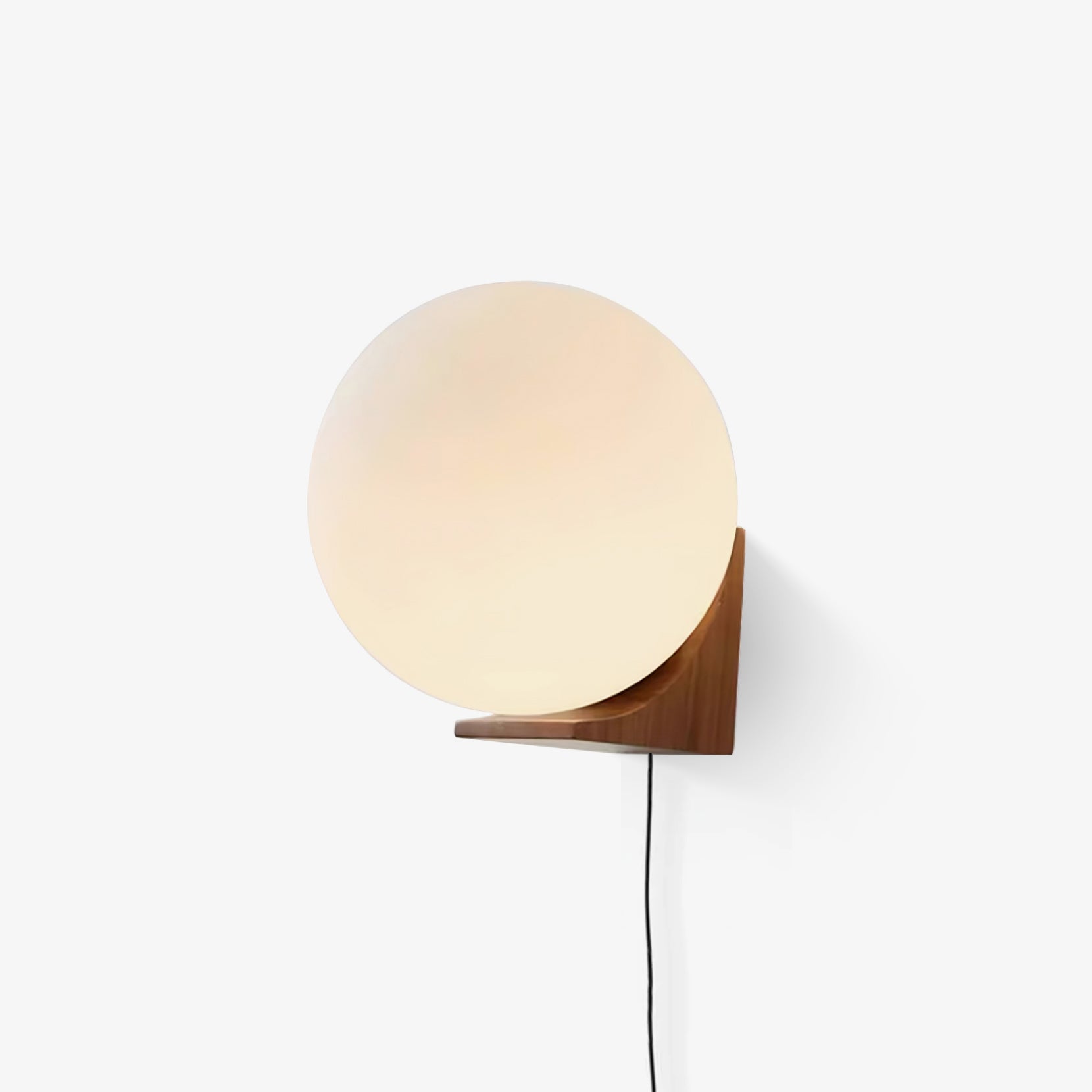 Eamon Evelyn Orb Plug-in Wall Lamp