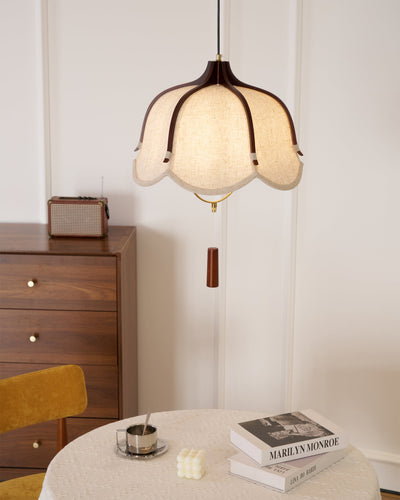 Serisia Pendant Lamp Lantern Modern Fabric