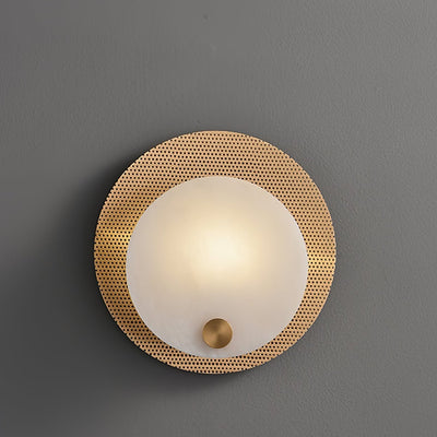 Ilzore Circular Glass Ceiling Light