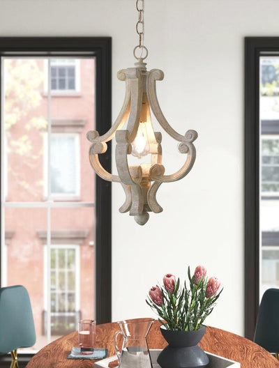Lavior Wooden Glam Pendant Light