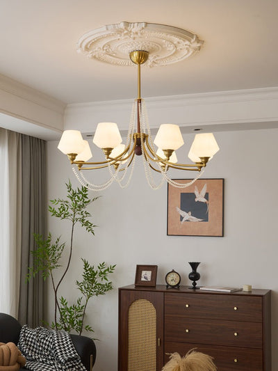 Othaus Traditional Elegance Vintage Wood Chandelier